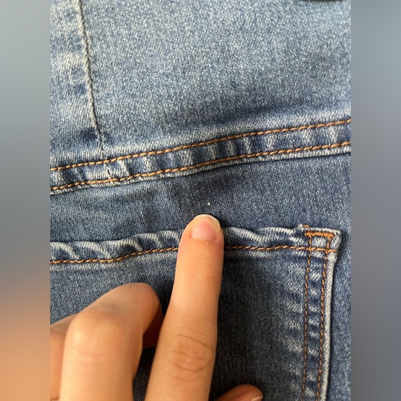 Free People Flare Penny Pull On Jeans in Sapphire Blue Women’s Size 28 - Picture 14 of 16